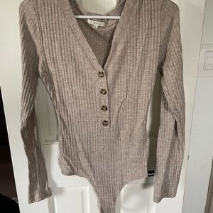 Z Supply Ribbed Bodysuit